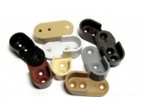 купить Штангодержатель для овальной штанги узкий коричневый                                                 с доставкой