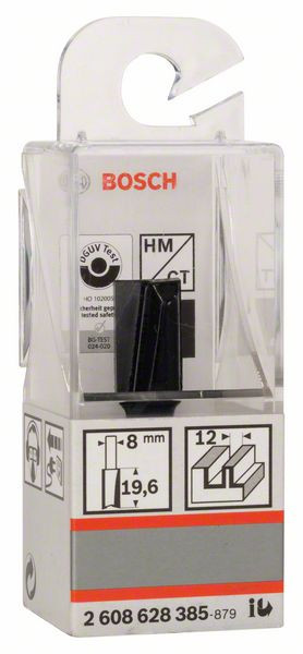 купить Фреза Bosch пазовая с2лезв. 8/12/20/51 (385)                                                         с доставкой