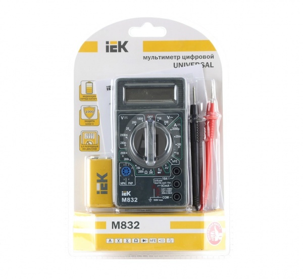 купить Мультиметр М832 IEK Universal  с доставкой